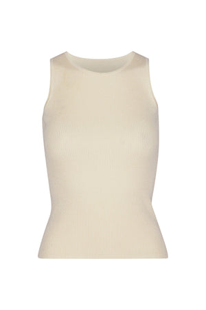 A-View Rib knit tank top AV4459 Knit 005 Off White