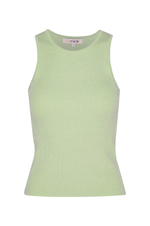 A-View Rib knit tank top AV4459 Knit 011 Mint