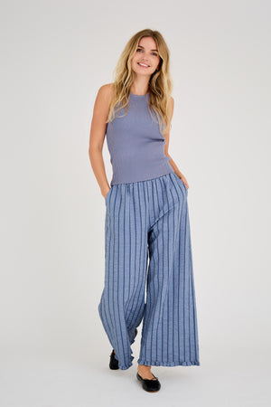 A-View Rib knit tank top AV4459 Knit 197 Dusty Blue