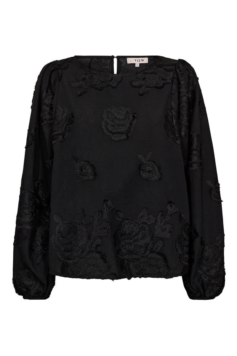 A-View Rosamarie blouse AV5086 Blouse 999 Black