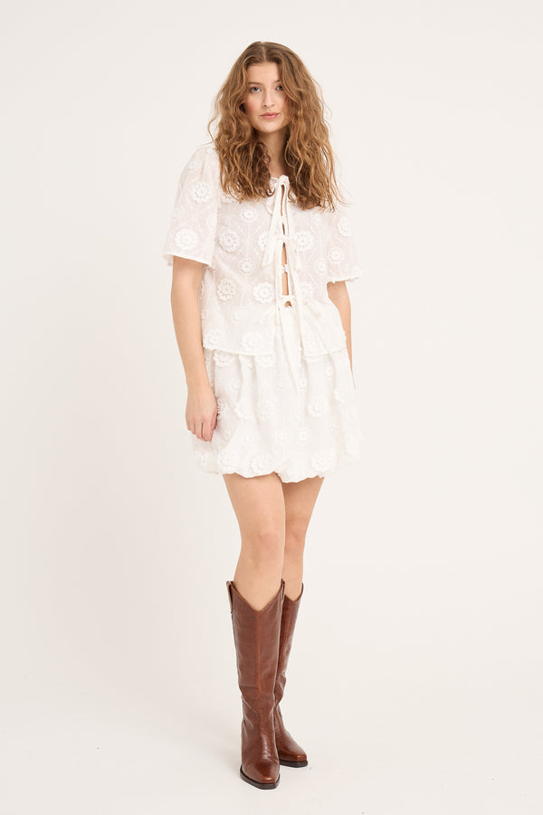 A-View Rosamarie cardigan AV6056 Skirt 000 White