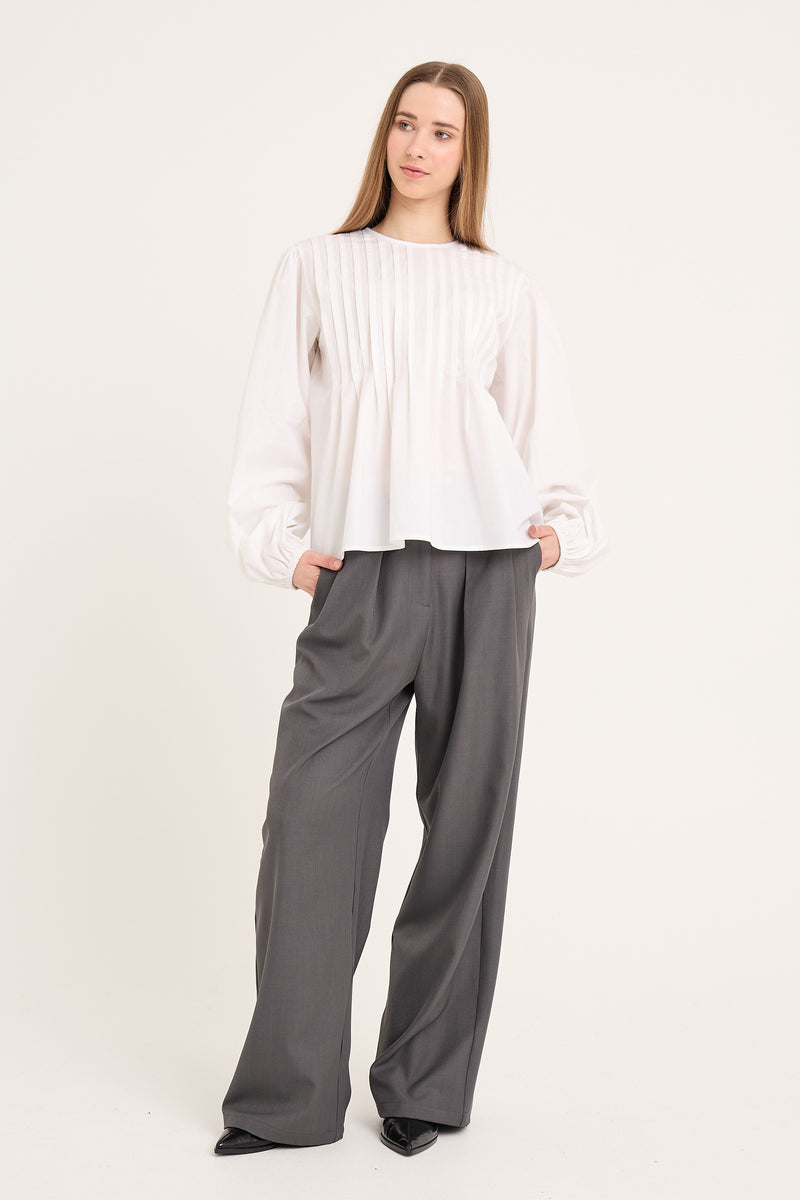 A-View Saga Long Sleeve Blouse AV5083 Blouse 000 White