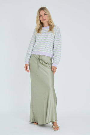 A-View Sassi knit pullover AV7072 Knit 180 Green/Purple
