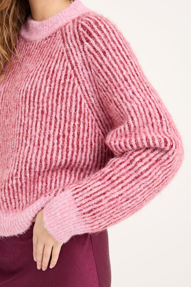 A-View Senna knit pullover AV6017 Knit 255 rose/red