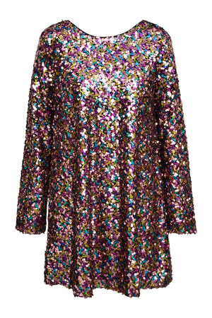 A-View Sequin dress AV3547 Dresses 001 Multi color