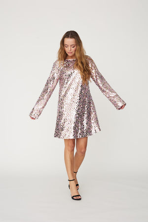 A-View Sequin dress AV3547 Dresses 298 Rose