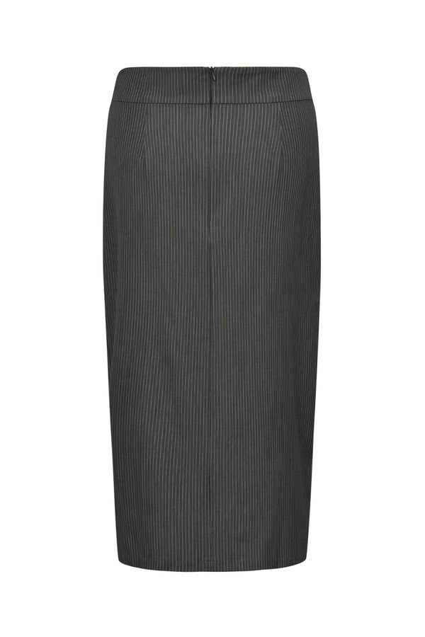 A-View Sibylle stripe skirt AV4750 Skirt 283 Dark grey