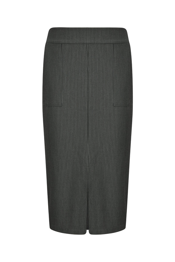 A-View Sibylle stripe skirt AV4750 Skirt 283 Dark grey