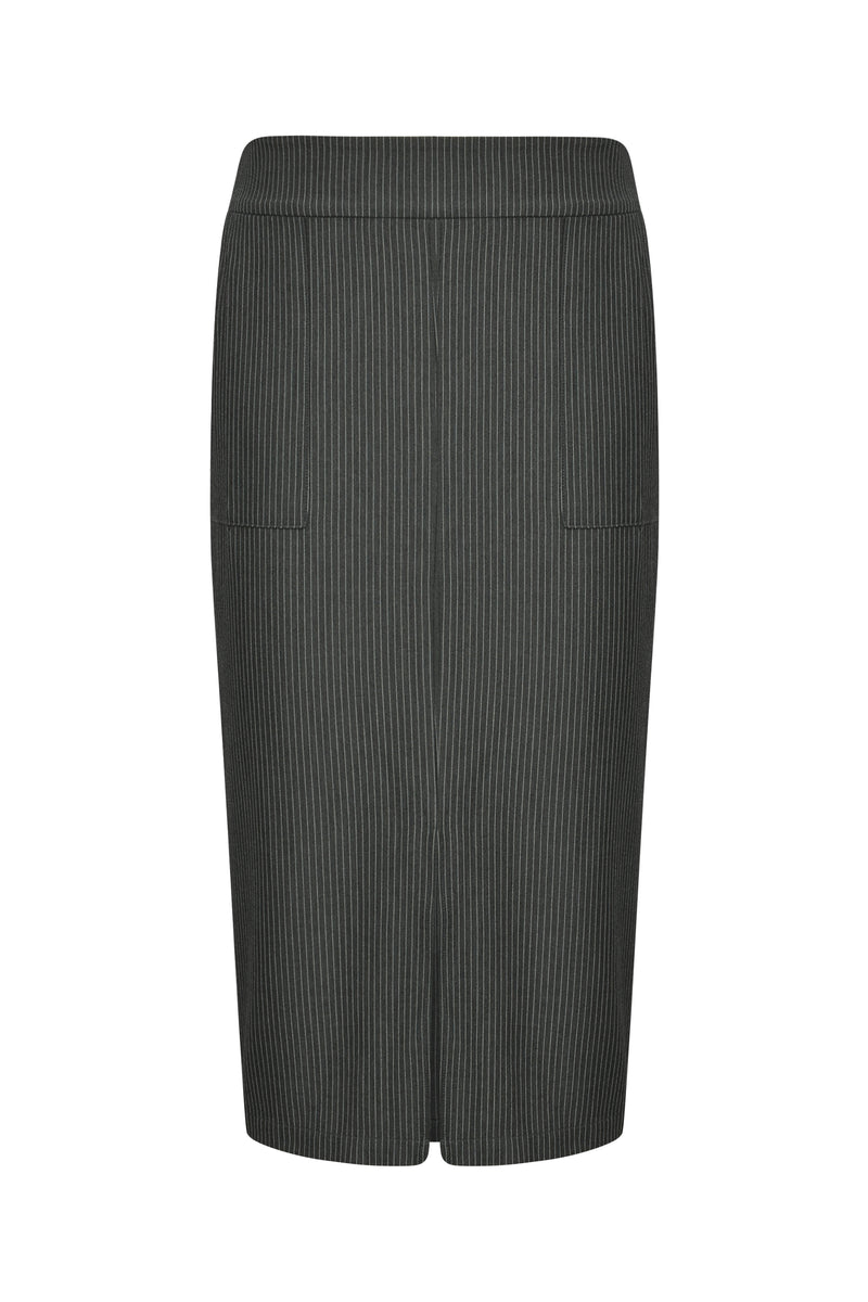 A-View Sibylle stripe skirt AV4750 Skirt 283 Dark grey