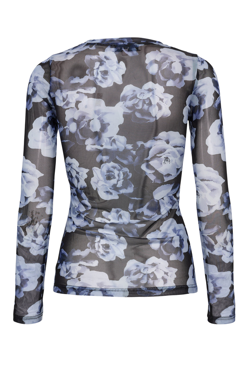 A-View Silka blouse AV6021 Blouse 181 Black/Blue