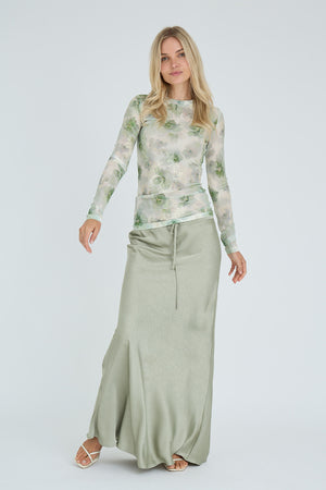 A-View Silke blouse AV8045 Blouse 859 Dusty Green