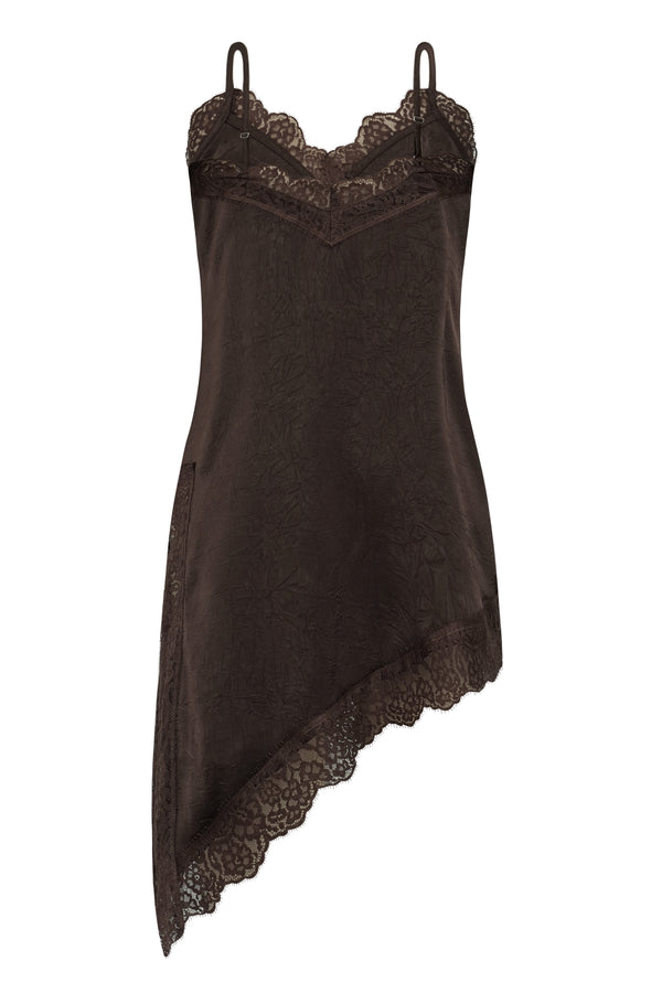 A-View Sinda Lace dress AV8206 Dresses 194 Dark brown