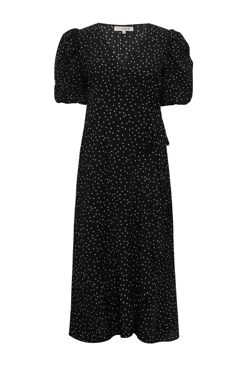 A-View Sinda dot dress AV8152 Dresses 067 Black/White