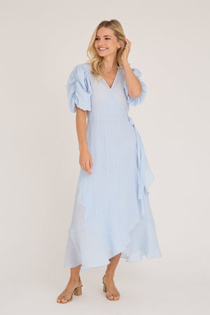 A-View Sinda dot dress AV8152 Dresses 282 Light Blue