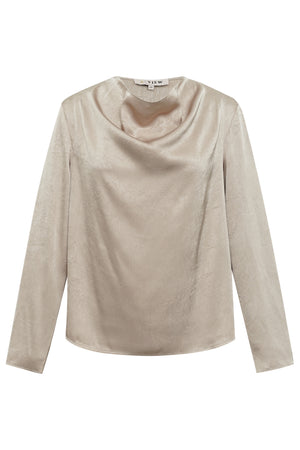A-View Sinda drape blouse AV8253 Blouse 203 Champagne