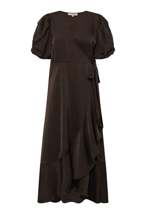 A-View Sinda dress AV4908 Dresses 194 Dark brown