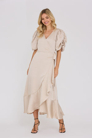 A-View Sinda dress AV4922 Dresses 203 Champagne