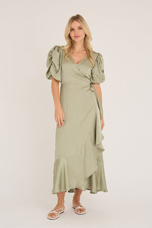 A-View Sinda dress AV4922 Dresses 859 Dusty Green