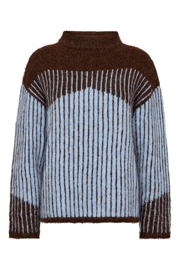 A-View Sino knit pullover AV8054 Knit 150 Brown/Blue