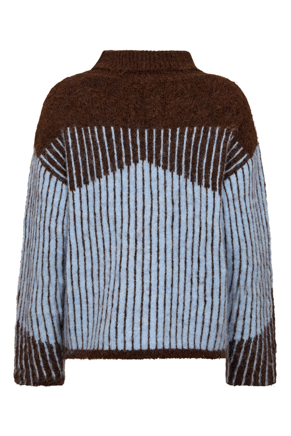 A-View Sino knit pullover AV8054 Knit 150 Brown/Blue