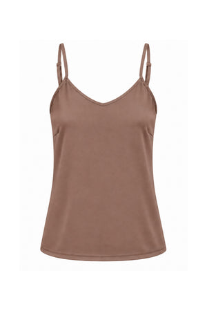 A-View Slip Top Top 316 Almond