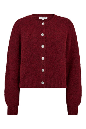 A-View Soft Knit Cardigan Cardigan 042 Bordeaux