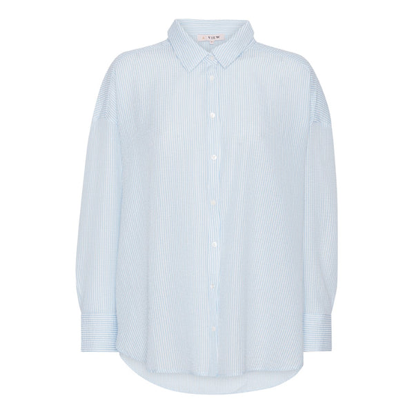 A-View Sonja shirt AV1841 Shirts 091 Blue/white