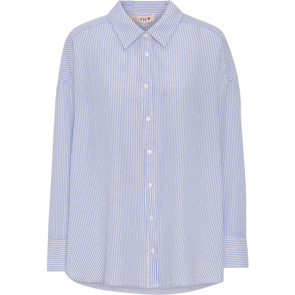 A-View Sonja shirt AV1841 Shirts 112 Blue/white stribe