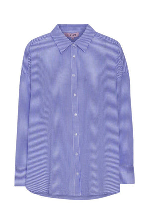A-View Sonja Shirt Shirts 687 Navy/White