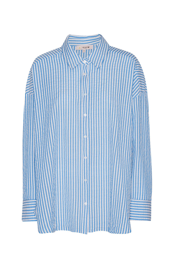 A-View Sonja shirt AV4363 Shirts 112 Blue/white stribe