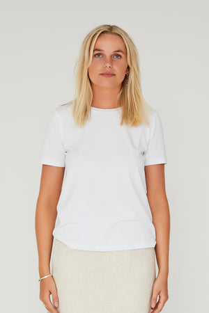 A-View Stabil top s/s AV3472-1 Top 000 White