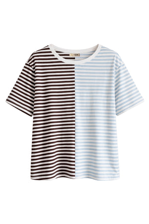 A-View Summer SS Tee AV6680 Tee 150 Brown/Blue