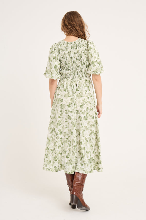 A-View Tabita dress AV5010 Dresses 122 Green/White