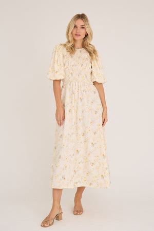 A-View Tabita dress AV5010 Dresses 201 Sand/Yellow