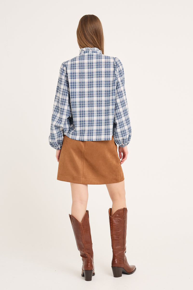 A-View Thalia Shirt AV5087 Shirts 091 Blue/white