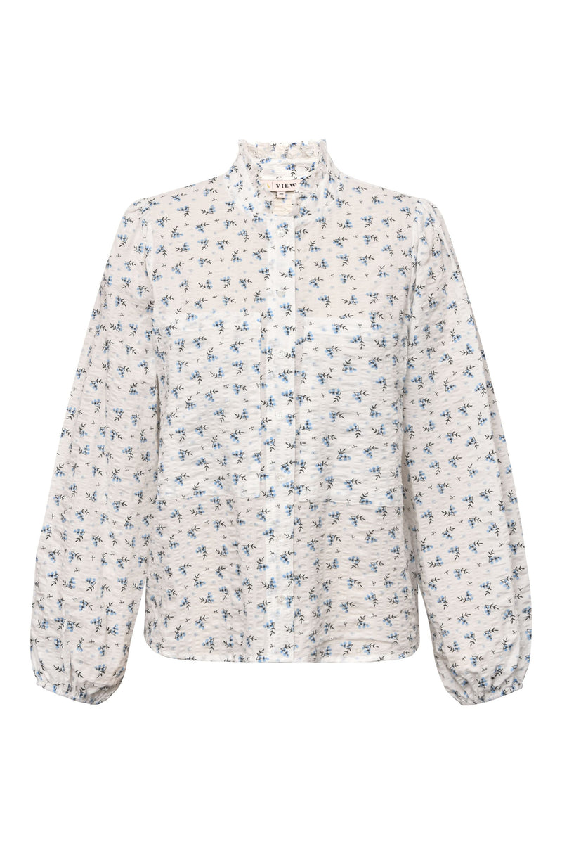 A-View Tiffany shirt AV4464 Shirts 144 White/Blue