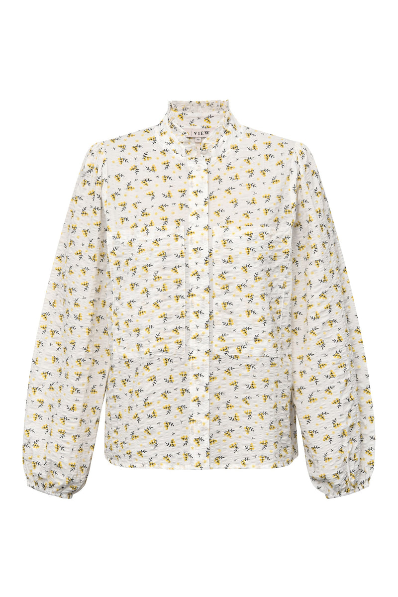 A-View Tiffany shirt AV4464 Shirts 200 White/Yellow