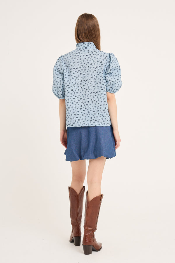A-View Tiffany short sleeve shirt AV4557 Shirts 788 Blue/navy