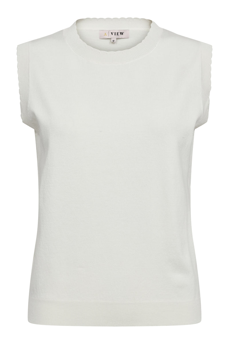 A-View Ulla knit tank top AV5034 Knit 000 White