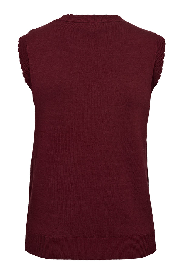 A-View Ulla knit tank top AV5034 Knit 250 Burgundy