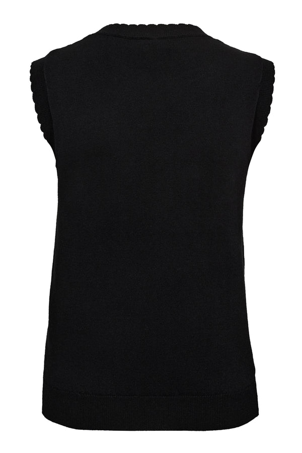 A-View Ulla knit tank top AV5034 Knit 999 Black