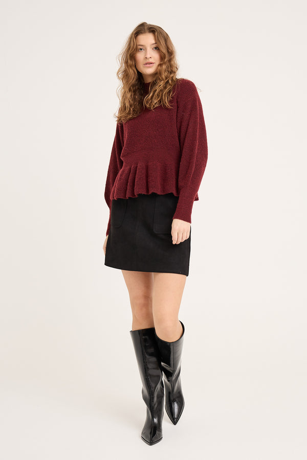 A-View Ulrikke knit pullover AV6041 Knit 042 Bordeaux