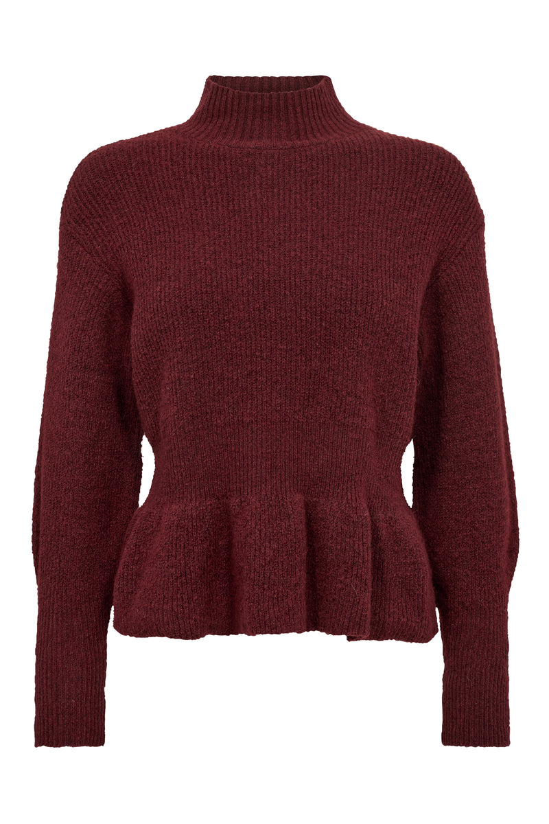 A-View Ulrikke knit pullover AV6041 Knit 042 Bordeaux