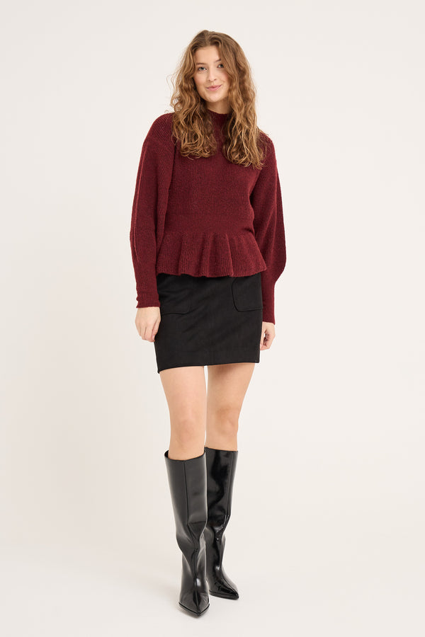 A-View Ulrikke knit pullover AV6041 Knit 042 Bordeaux