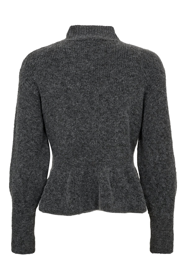 A-View Ulrikke knit pullover AV6041 Knit 990 Medium grey melange