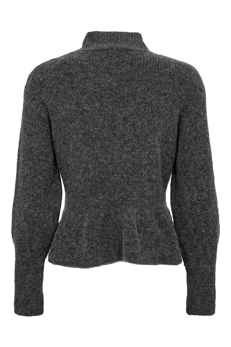 A-View Ulrikke knit pullover AV6041 Knit 990 Medium grey melange