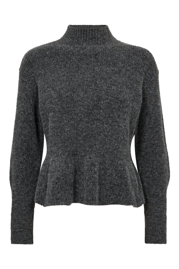 A-View Ulrikke knit pullover AV6041 Knit 990 Medium grey melange