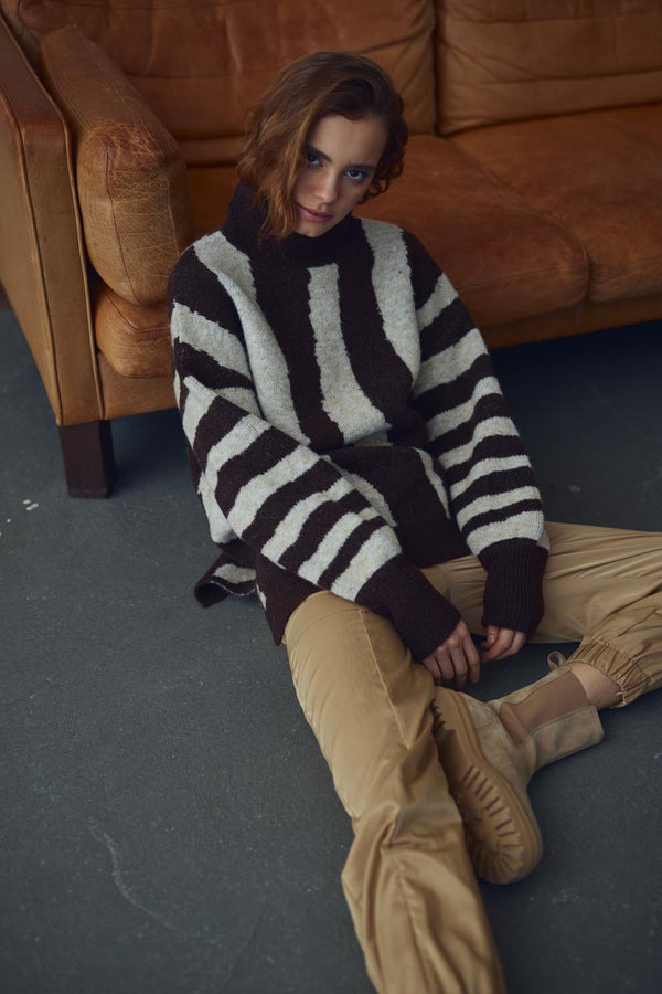 A-View Uzebi knit pullover AV3200 Knit 027 Zebra