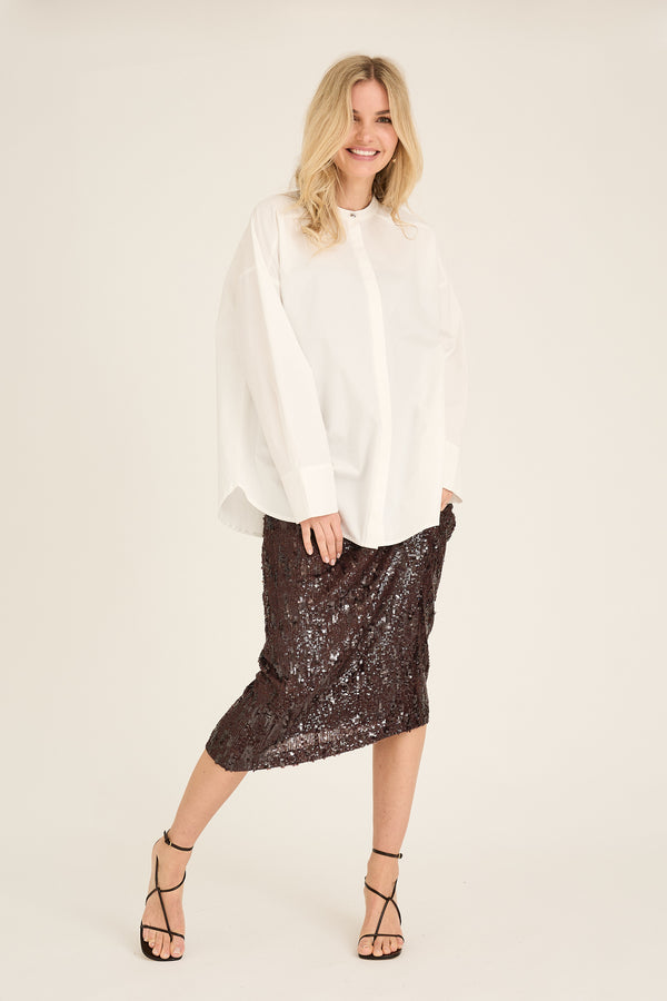 A-View Valerie skirt AV7011 Skirt 194 Dark brown