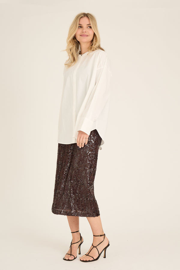 A-View Valerie skirt AV7011 Skirt 194 Dark brown